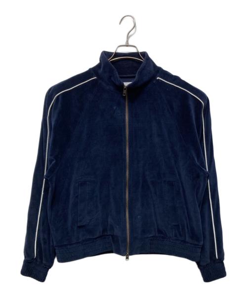 Name.（ネーム）Name. (ネーム) VELOUR TRACK JACKET ネイビー サイズ:０の古着・服飾アイテム