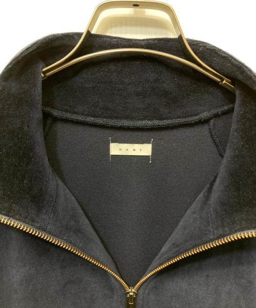Name.（ネーム）Name. (ネーム) VELOUR TRACK JACKET ネイビー サイズ:０の古着・服飾アイテム