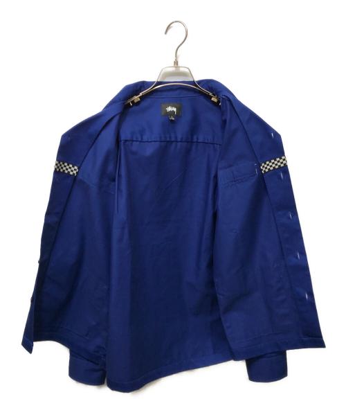 stussy（ステューシー）stussy (ステューシー) ワークシャツ ブルー サイズ:Sの古着・服飾アイテム