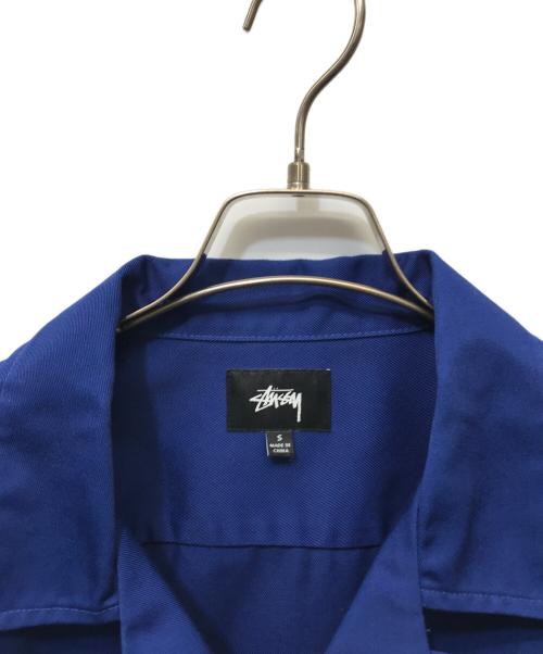 stussy（ステューシー）stussy (ステューシー) ワークシャツ ブルー サイズ:Sの古着・服飾アイテム