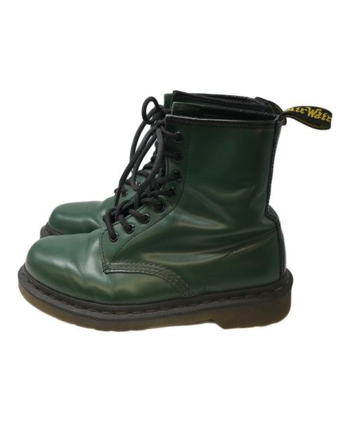 Dr.Martens（ドクターマーチン）Dr.Martens (ドクターマーチン) 8ホールブーツ グリーン サイズ:UK5の古着・服飾アイテム