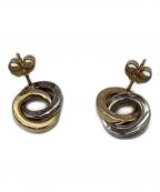 TIFFANY & Co.ティファニー）の古着「サークル コンビ ピアス」｜シルバー×ゴールド