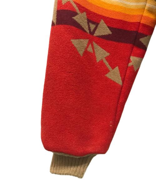 PENDLETON（ペンドルトン）PENDLETON (ペンドルトン) ネイティブッジップアップジャケット レッド サイズ:Mの古着・服飾アイテム