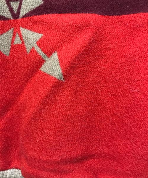 PENDLETON（ペンドルトン）PENDLETON (ペンドルトン) ネイティブッジップアップジャケット レッド サイズ:Mの古着・服飾アイテム