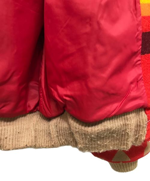 PENDLETON（ペンドルトン）PENDLETON (ペンドルトン) ネイティブッジップアップジャケット レッド サイズ:Mの古着・服飾アイテム