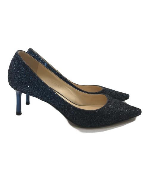 JIMMY CHOO（ジミーチュウ）JIMMY CHOO (ジミーチュウ) パンプス ネイビー サイズ:35の古着・服飾アイテム