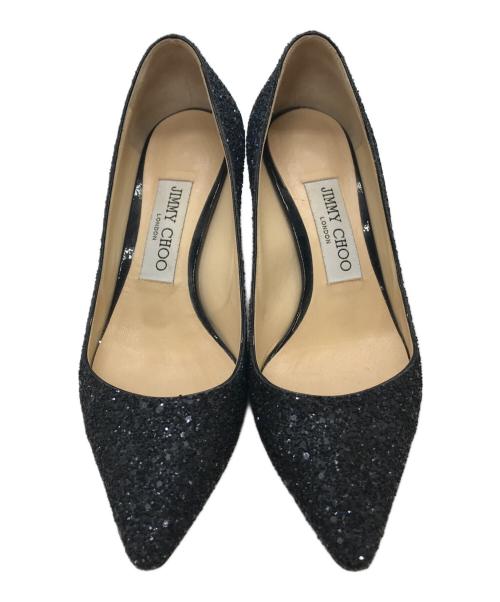 JIMMY CHOO（ジミーチュウ）JIMMY CHOO (ジミーチュウ) パンプス ネイビー サイズ:35の古着・服飾アイテム