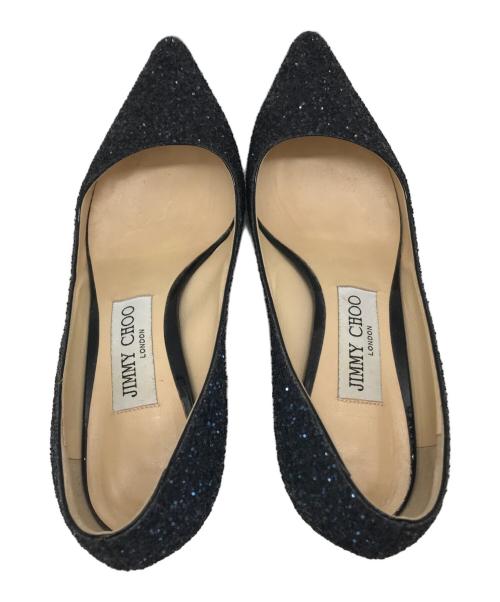 JIMMY CHOO（ジミーチュウ）JIMMY CHOO (ジミーチュウ) パンプス ネイビー サイズ:35の古着・服飾アイテム