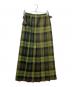O'NEIL OF DUBLIN (オニールオブダブリン) ウールチェックラップスカート グリーン サイズ:8：10000円