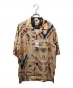 PAUL SMITHポールスミス）の古着「'Lumier' 半袖シャツ」｜ブラウン