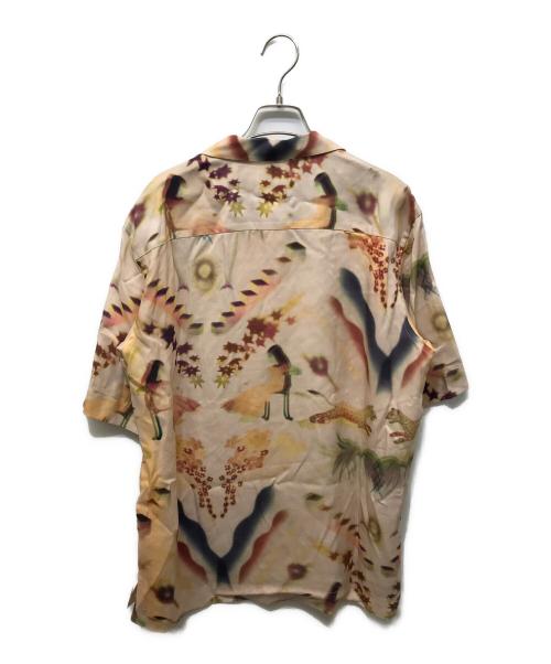 PAUL SMITH（ポールスミス）Paul Smith (ポールスミス) 'Lumier' 半袖シャツ ブラウン サイズ:Lの古着・服飾アイテム