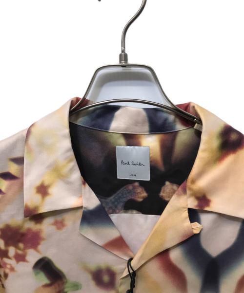 PAUL SMITH（ポールスミス）Paul Smith (ポールスミス) 'Lumier' 半袖シャツ ブラウン サイズ:Lの古着・服飾アイテム