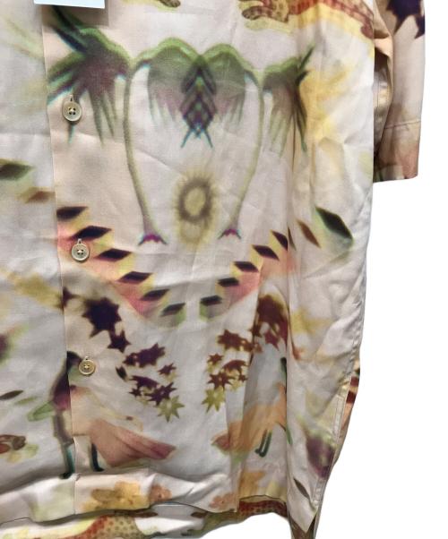 PAUL SMITH（ポールスミス）Paul Smith (ポールスミス) 'Lumier' 半袖シャツ ブラウン サイズ:Lの古着・服飾アイテム