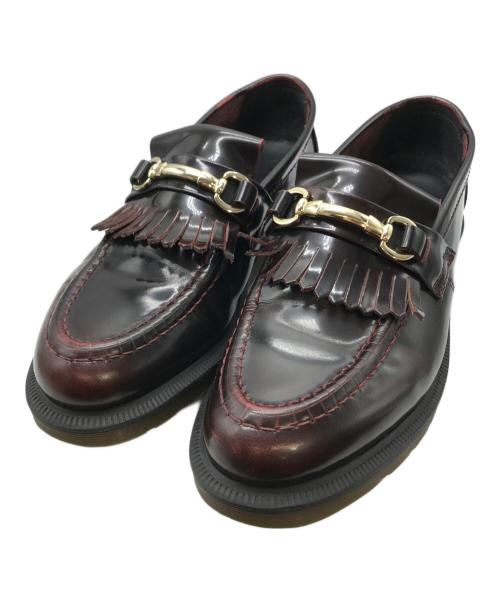 Dr.Martens（ドクターマーチン）Dr.Martens (ドクターマーチン) ADRIAN SNAFFLE ローファー バーガンディー サイズ:UK7の古着・服飾アイテム