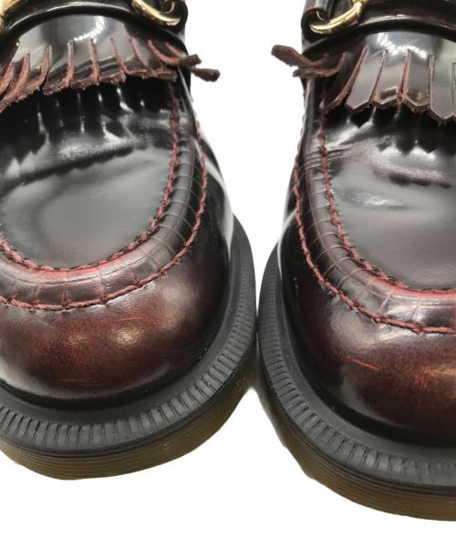 Dr.Martens（ドクターマーチン）Dr.Martens (ドクターマーチン) ADRIAN SNAFFLE ローファー バーガンディー サイズ:UK7の古着・服飾アイテム