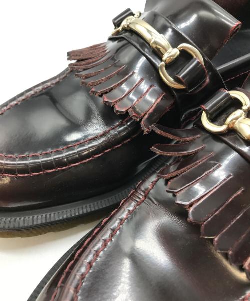 Dr.Martens（ドクターマーチン）Dr.Martens (ドクターマーチン) ADRIAN SNAFFLE ローファー バーガンディー サイズ:UK7の古着・服飾アイテム