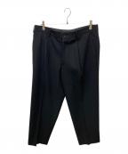 COMME des GARCONS HOMMEコムデギャルソン オム）の古着「ウールスラックス」｜ブラック