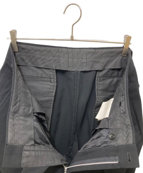 COMME des GARCONS HOMME（コムデギャルソン オム）COMME des GARCONS HOMME (コムデギャルソン オム) ウールスラックス ブラック サイズ:Xの古着・服飾アイテム