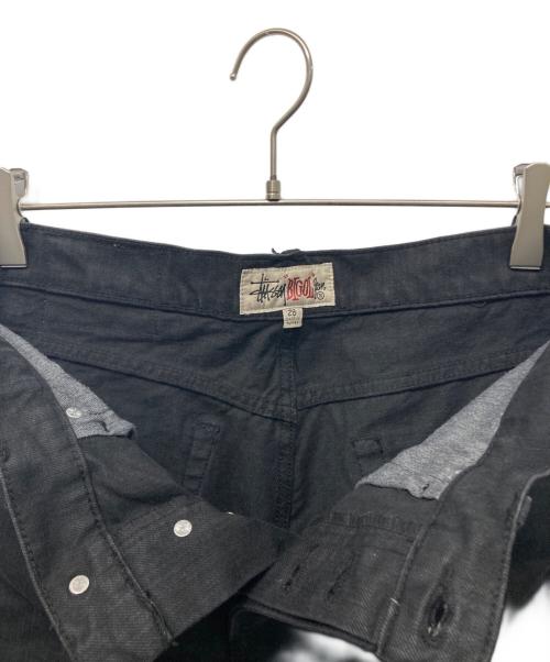 stussy（ステューシー）stussy (ステューシー) Overdyed Big Ol Jean ブラック サイズ:28の古着・服飾アイテム