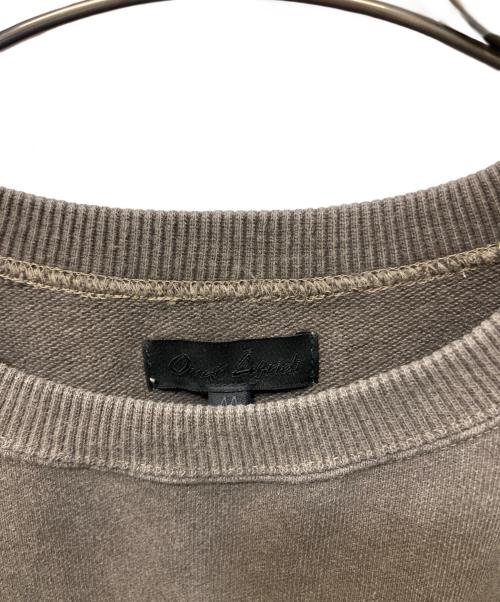 Omar Afridi（オマールアフリディ）Omar Afridi (オマールアフリディ) SHABBY SWEATSHIRT ブラウン サイズ:44の古着・服飾アイテム