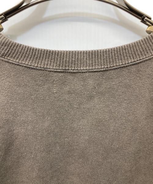 Omar Afridi（オマールアフリディ）Omar Afridi (オマールアフリディ) SHABBY SWEATSHIRT ブラウン サイズ:44の古着・服飾アイテム