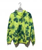 FRANSCIS BALKSNフランシス・バルケン）の古着「総柄ジップパーカー」｜イエロー