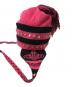Vivienne Westwood (ヴィヴィアンウエストウッド) PALACE (パレス) ORB Knit Earflap Beanie ピンク×ブラック 未使用品：40000円