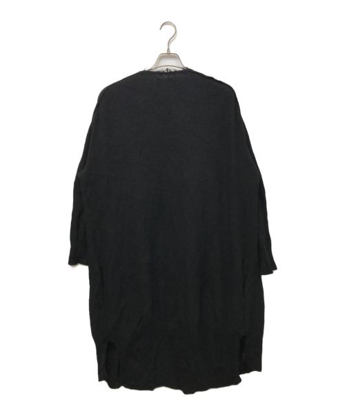 RIMAT by Y's（リスマットバイワイズ）RIMAT by Y's (リスマットバイワイズ) フリンジ加工 ウールロングカーディガン ブラック サイズ:2の古着・服飾アイテム