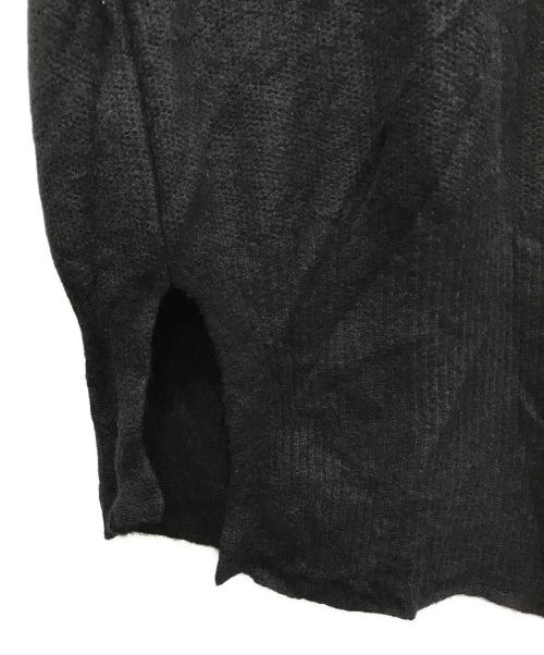 RIMAT by Y's（リスマットバイワイズ）RIMAT by Y's (リスマットバイワイズ) フリンジ加工 ウールロングカーディガン ブラック サイズ:2の古着・服飾アイテム