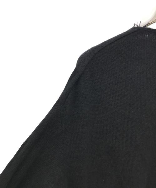 RIMAT by Y's（リスマットバイワイズ）RIMAT by Y's (リスマットバイワイズ) フリンジ加工 ウールロングカーディガン ブラック サイズ:2の古着・服飾アイテム