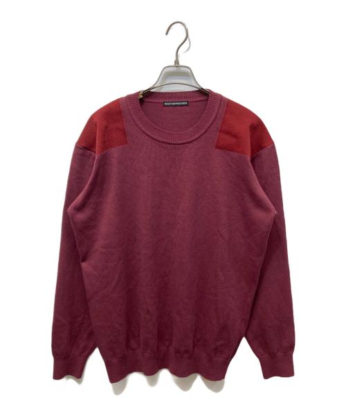 ISSEY MIYAKE MEN（イッセイミヤケメン）ISSEY MIYAKE MEN (イッセイミヤケメン) Crew neck knit ボルドー サイズ:3の古着・服飾アイテム