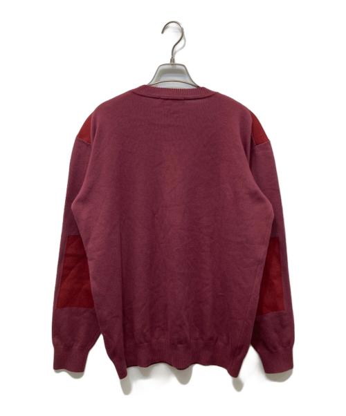 ISSEY MIYAKE MEN（イッセイミヤケメン）ISSEY MIYAKE MEN (イッセイミヤケメン) Crew neck knit ボルドー サイズ:3の古着・服飾アイテム