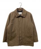 MHLエムエイチエル）の古着「COTTON WOOL DRILL ハーフコート」｜ブラウン