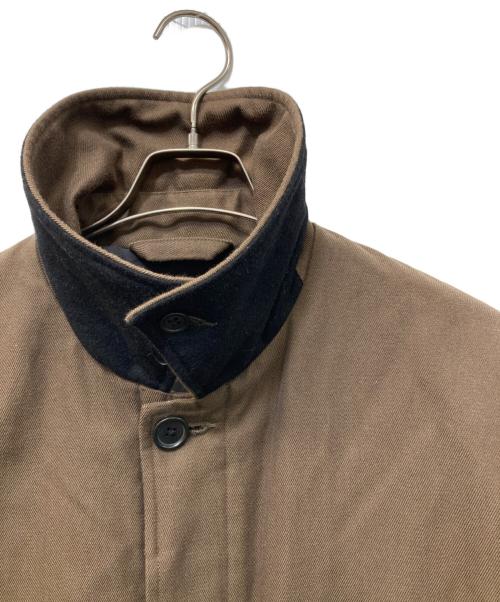 MHL（エムエイチエル）MHL (エムエイチエル) COTTON WOOL DRILL ハーフコート ブラウン サイズ:Mの古着・服飾アイテム
