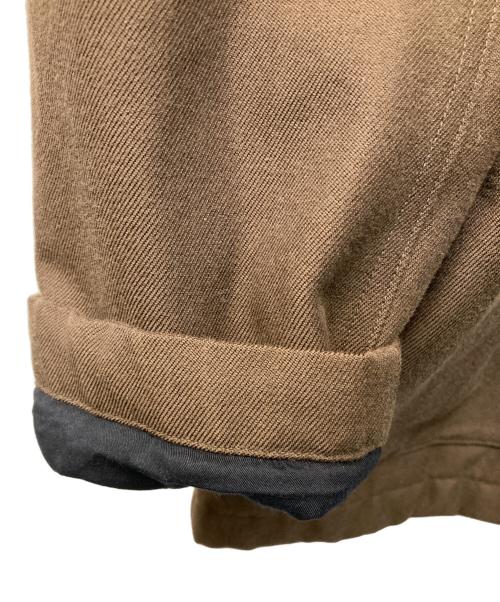 MHL（エムエイチエル）MHL (エムエイチエル) COTTON WOOL DRILL ハーフコート ブラウン サイズ:Mの古着・服飾アイテム