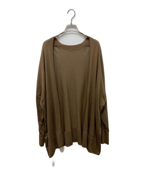 MUSE de Deuxieme Classe（ミューズ ドゥーズィエム クラス）MUSE de Deuxieme Classe (ミューズ ドゥーズィエム クラス) shake code ショートカーディガン ブラウン サイズ:不明の古着・服飾アイテム