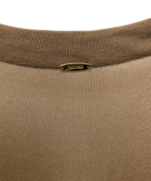 MUSE de Deuxieme Classe（ミューズ ドゥーズィエム クラス）MUSE de Deuxieme Classe (ミューズ ドゥーズィエム クラス) shake code ショートカーディガン ブラウン サイズ:不明の古着・服飾アイテム