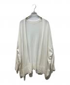 MUSE de Deuxieme Classeミューズ ドゥーズィエム クラス）の古着「shake code ショートカーディガン」｜ホワイト