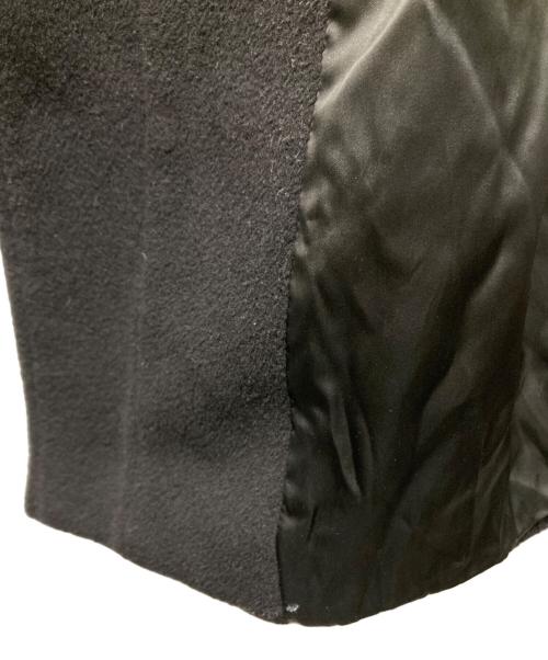 MaxMara（マックスマーラ）MaxMara (マックスマーラ) ヴァージンウール フーデッドコート ブラック サイズ:40の古着・服飾アイテム