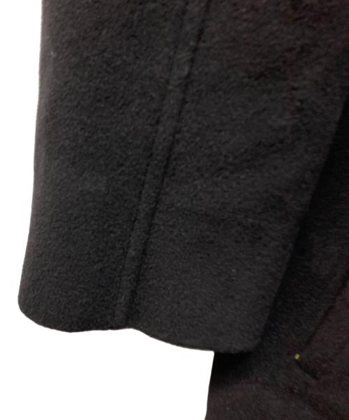 MaxMara（マックスマーラ）MaxMara (マックスマーラ) ヴァージンウール フーデッドコート ブラック サイズ:40の古着・服飾アイテム