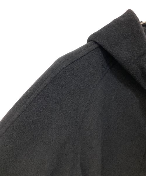 MaxMara（マックスマーラ）MaxMara (マックスマーラ) ヴァージンウール フーデッドコート ブラック サイズ:40の古着・服飾アイテム
