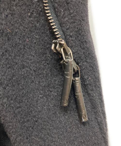 MaxMara（マックスマーラ）MaxMara (マックスマーラ) ヴァージンウール フーデッドコート ブラック サイズ:40の古着・服飾アイテム