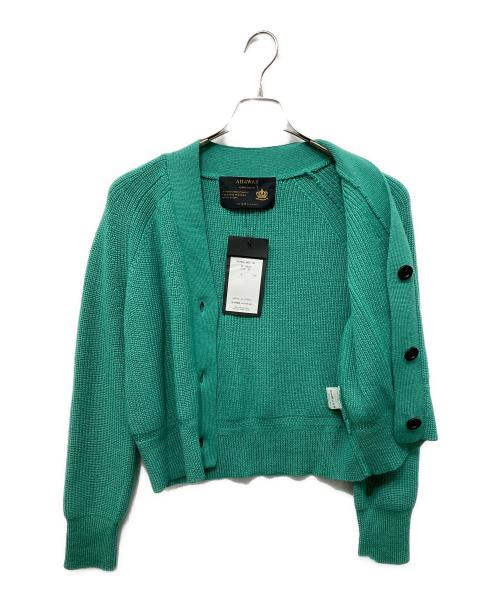 ADAWAS（アダワス）ADAWAS (アダワス) ニットカーディガン グリーン サイズ:M 未使用品の古着・服飾アイテム