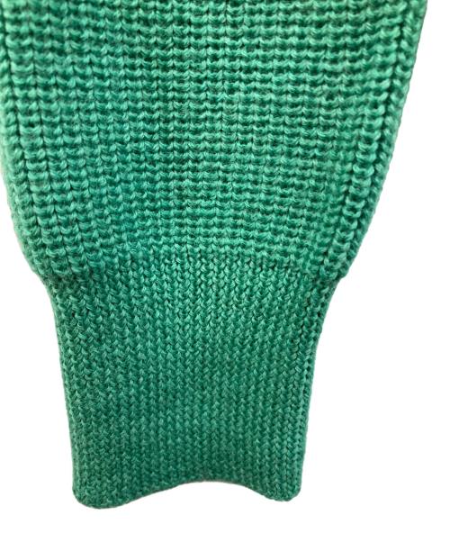 ADAWAS（アダワス）ADAWAS (アダワス) ニットカーディガン グリーン サイズ:M 未使用品の古着・服飾アイテム