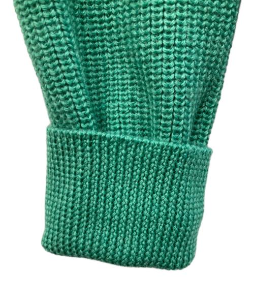 ADAWAS（アダワス）ADAWAS (アダワス) ニットカーディガン グリーン サイズ:M 未使用品の古着・服飾アイテム