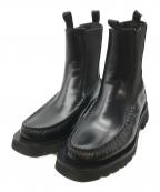 HEREUヘリュー）の古着「ALDA サイドゴア ショートブーツ」｜ブラック