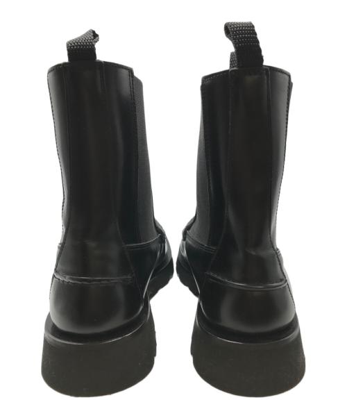HEREU（ヘリュー）HEREU (ヘリュー) ALDA サイドゴア ショートブーツ ブラック サイズ:23の古着・服飾アイテム