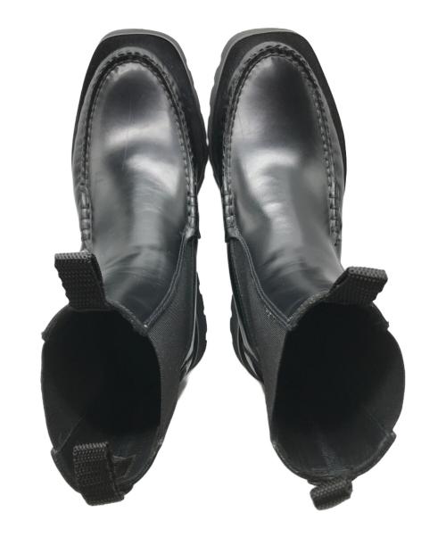 HEREU（ヘリュー）HEREU (ヘリュー) ALDA サイドゴア ショートブーツ ブラック サイズ:23の古着・服飾アイテム