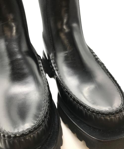 HEREU（ヘリュー）HEREU (ヘリュー) ALDA サイドゴア ショートブーツ ブラック サイズ:23の古着・服飾アイテム