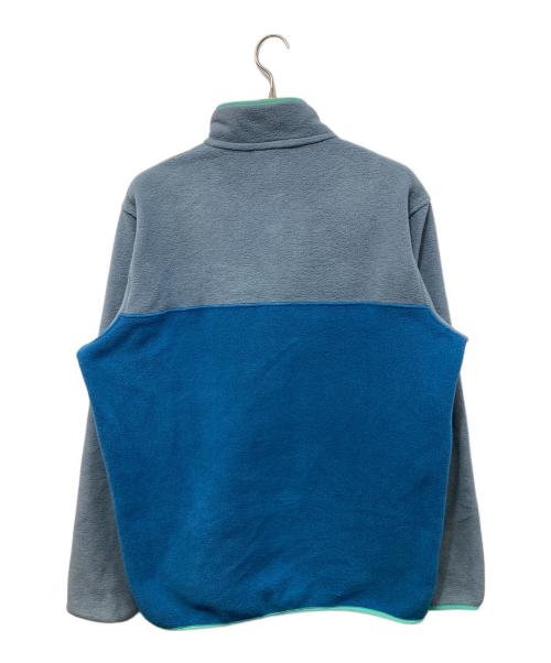 Patagonia（パタゴニア）Patagonia (パタゴニア) ライトウェイトシンチラスナップTプルオーバー グレー×ブルー サイズ:Lの古着・服飾アイテム